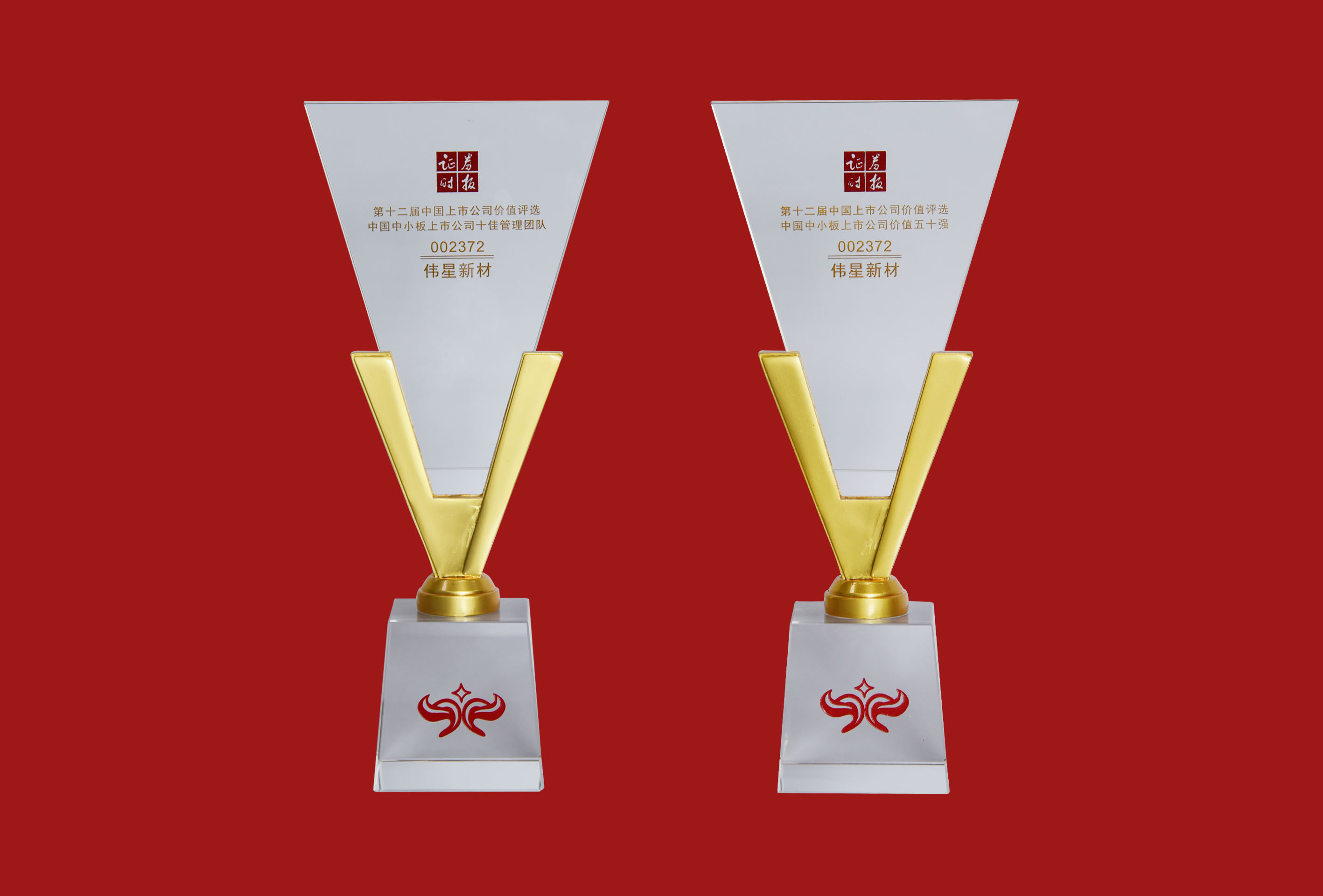 壹号平台官网新材荣获  “中小板上市公司价值五十强” “中小板上市公司十佳管理团队”